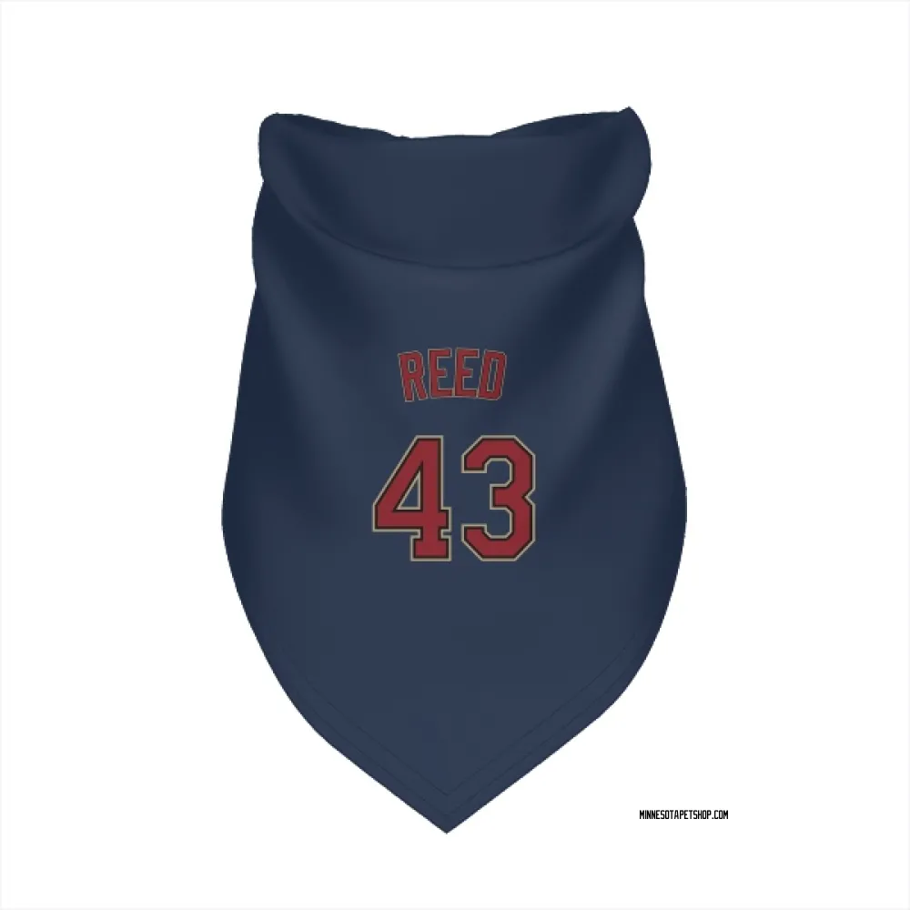 Minnesota Twins Addison Reed Navy Pet Bandana for Dog & Cat