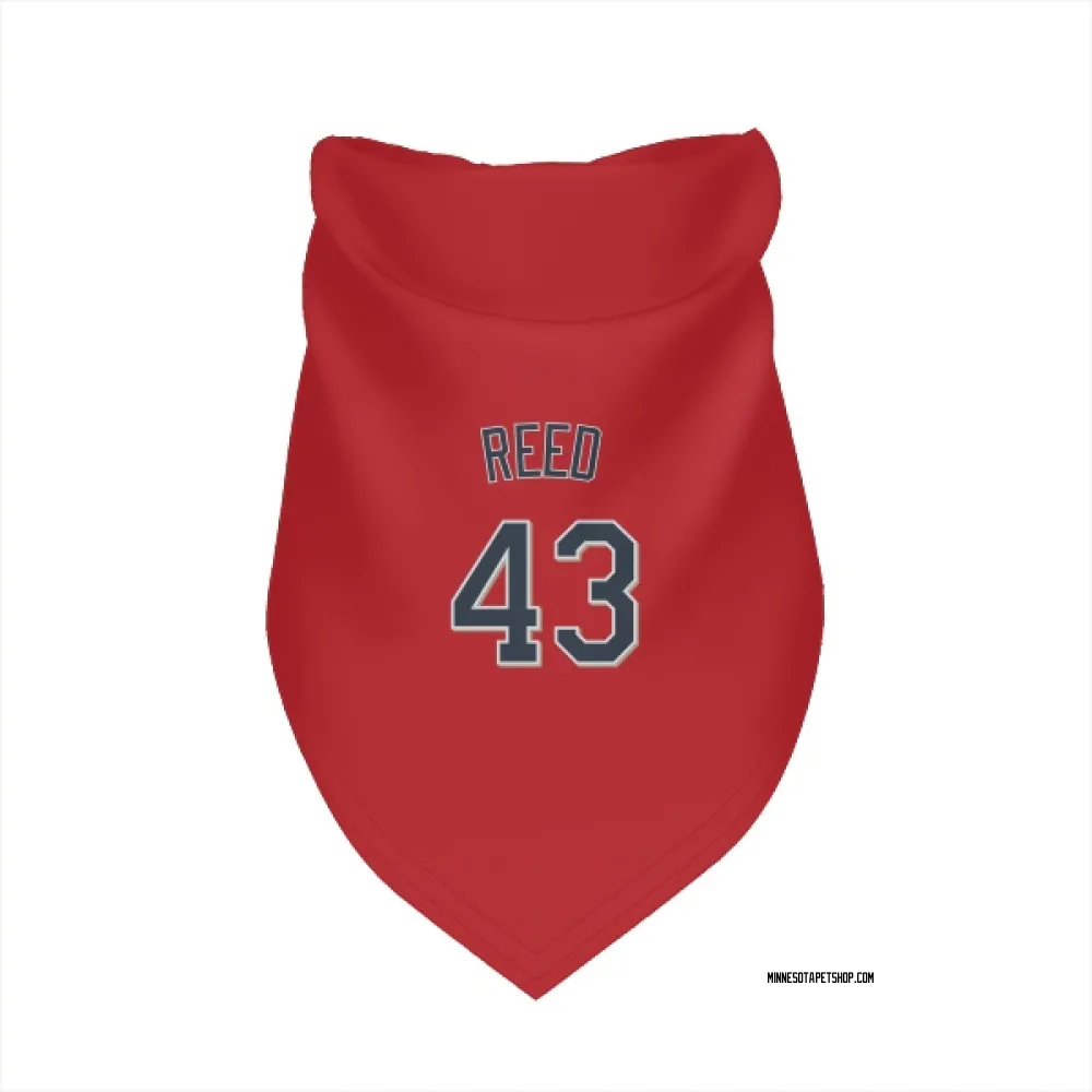 Minnesota Twins Addison Reed Red Pet Bandana for Dog & Cat
