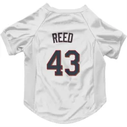 Minnesota Twins Addison Reed White Pet Jersey for Dog & Cat