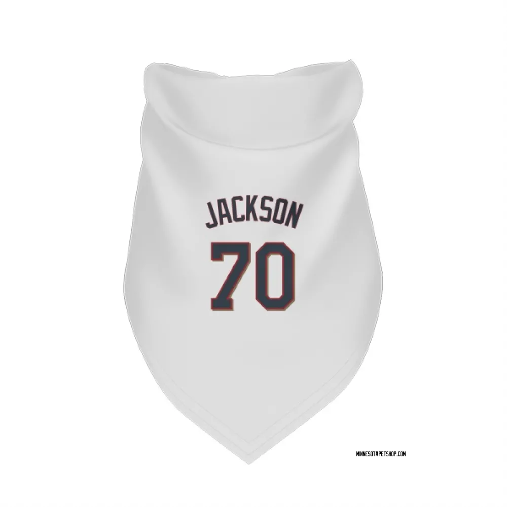 Minnesota Twins Alex Jackson White Pet Bandana for Dog & Cat