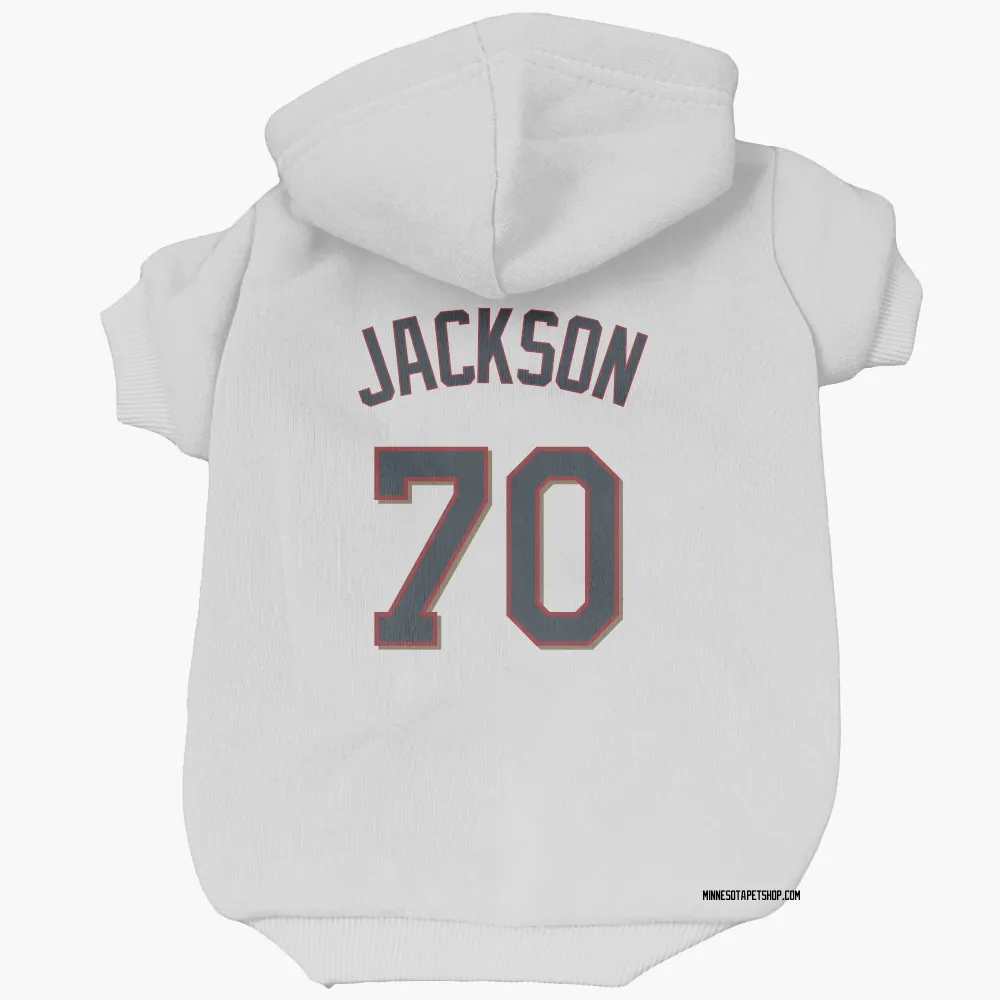 Minnesota Twins Alex Jackson White Pet Hoodie for Dog & Cat