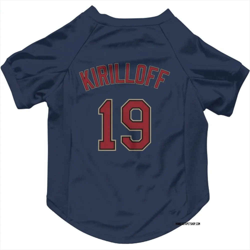 Minnesota Twins Alex Kirilloff Navy Pet Jersey for Dog & Cat