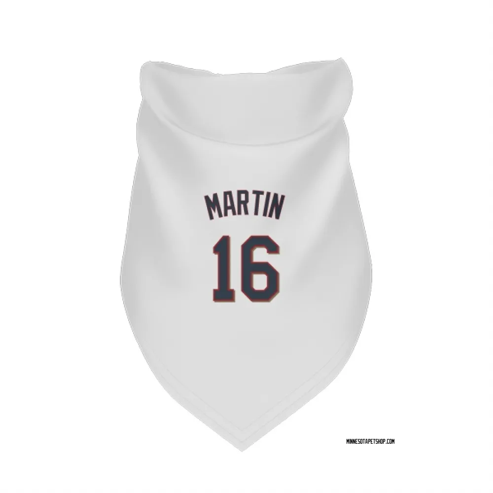 Minnesota Twins Austin Martin White Pet Bandana for Dog & Cat