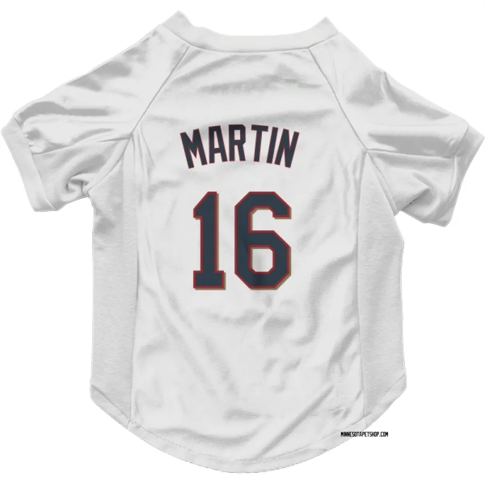 Minnesota Twins Austin Martin White Pet Jersey for Dog & Cat