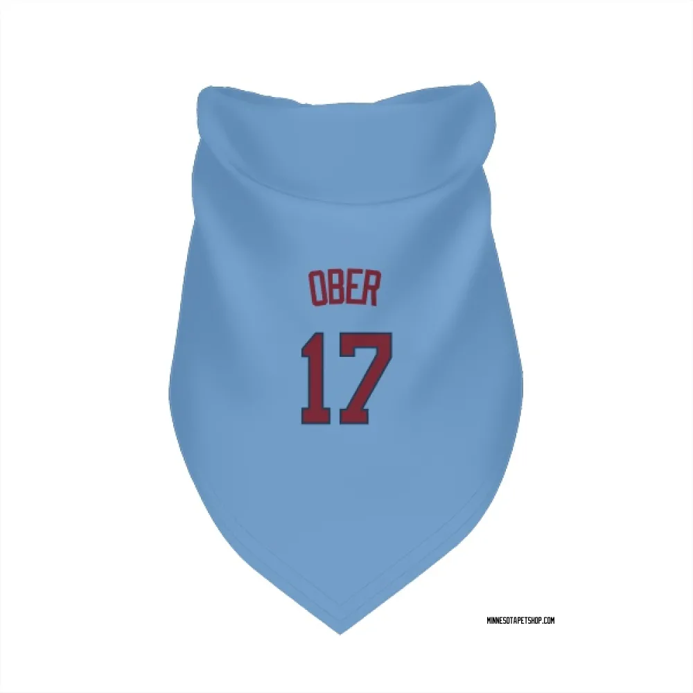 Minnesota Twins Bailey Ober Light Blue Pet Bandana for Dog & Cat