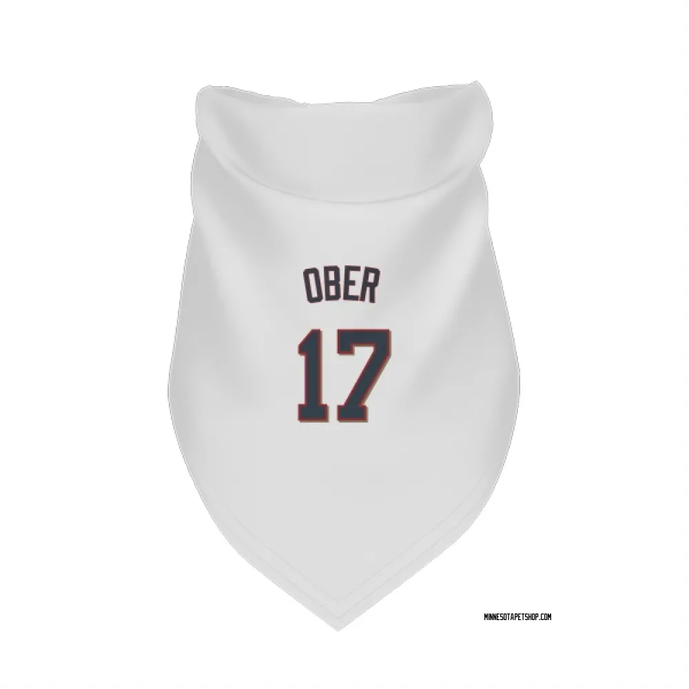 Minnesota Twins Bailey Ober White Pet Bandana for Dog & Cat