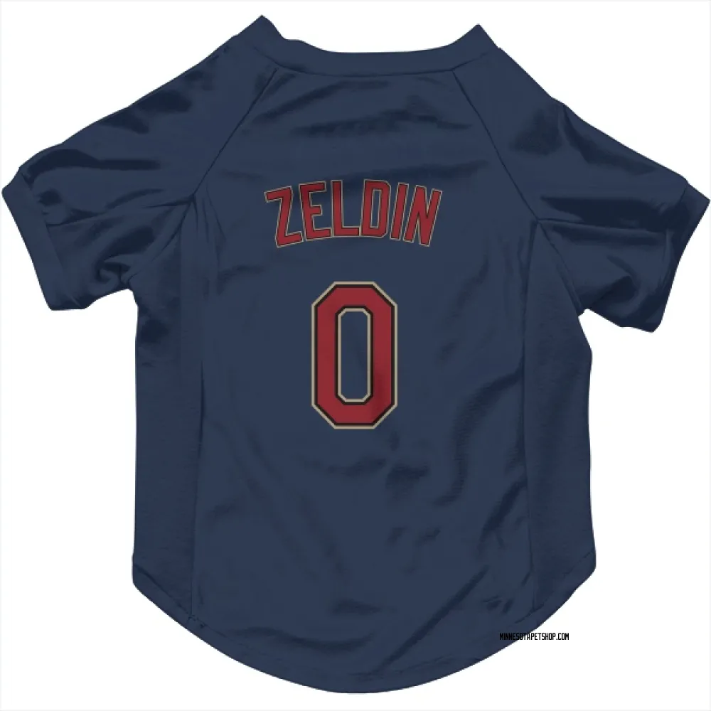 Minnesota Twins Brian Zeldin Navy Pet Jersey for Dog & Cat