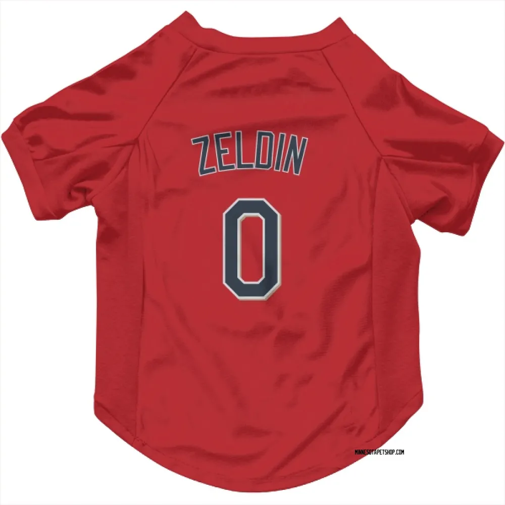 Minnesota Twins Brian Zeldin Red Pet Jersey for Dog & Cat