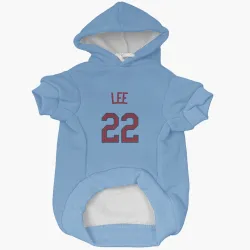 Minnesota Twins Brooks Lee Light Blue Pet Hoodie for Dog & Cat