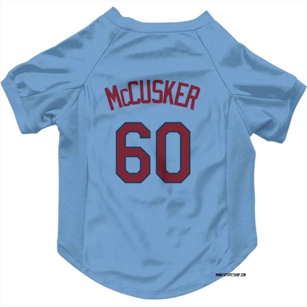 Minnesota Twins Carson McCusker Light Blue Pet Jersey for Dog & Cat