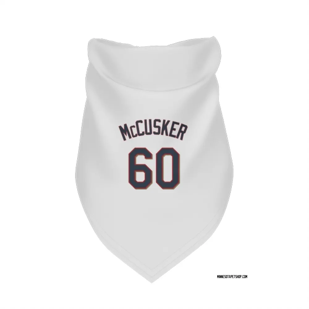 Minnesota Twins Carson McCusker White Pet Bandana for Dog & Cat