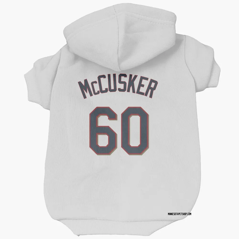Minnesota Twins Carson McCusker White Pet Hoodie for Dog & Cat