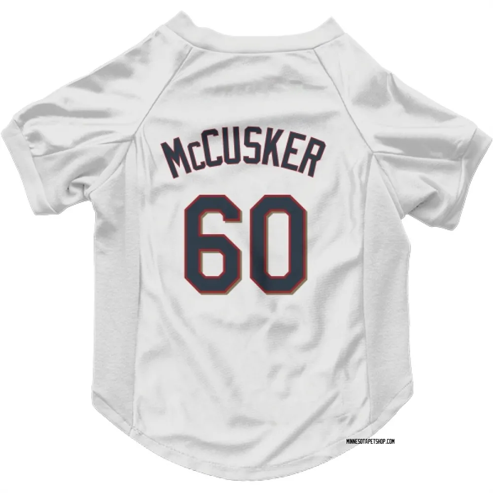 Minnesota Twins Carson McCusker White Pet Jersey for Dog & Cat