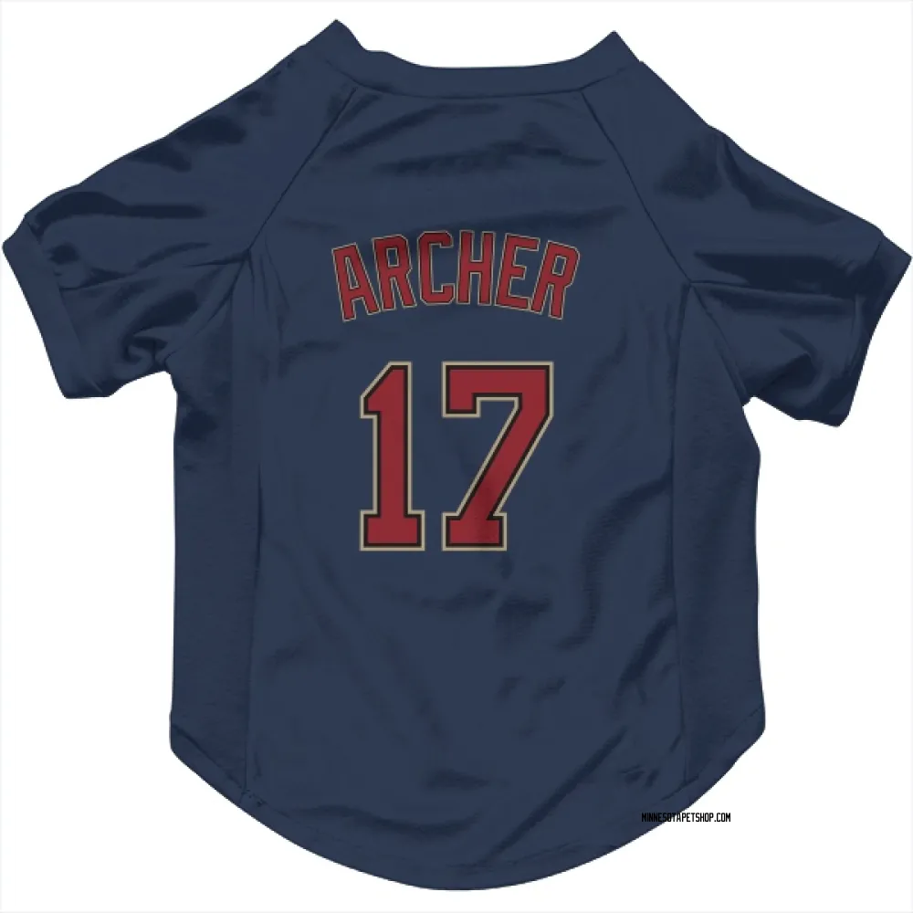 Minnesota Twins Chris Archer Navy Pet Jersey for Dog & Cat