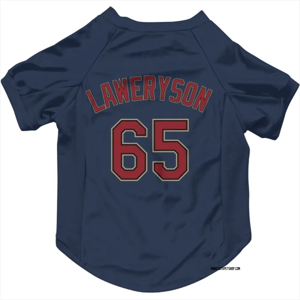Minnesota Twins Cody Laweryson Navy Pet Jersey for Dog & Cat