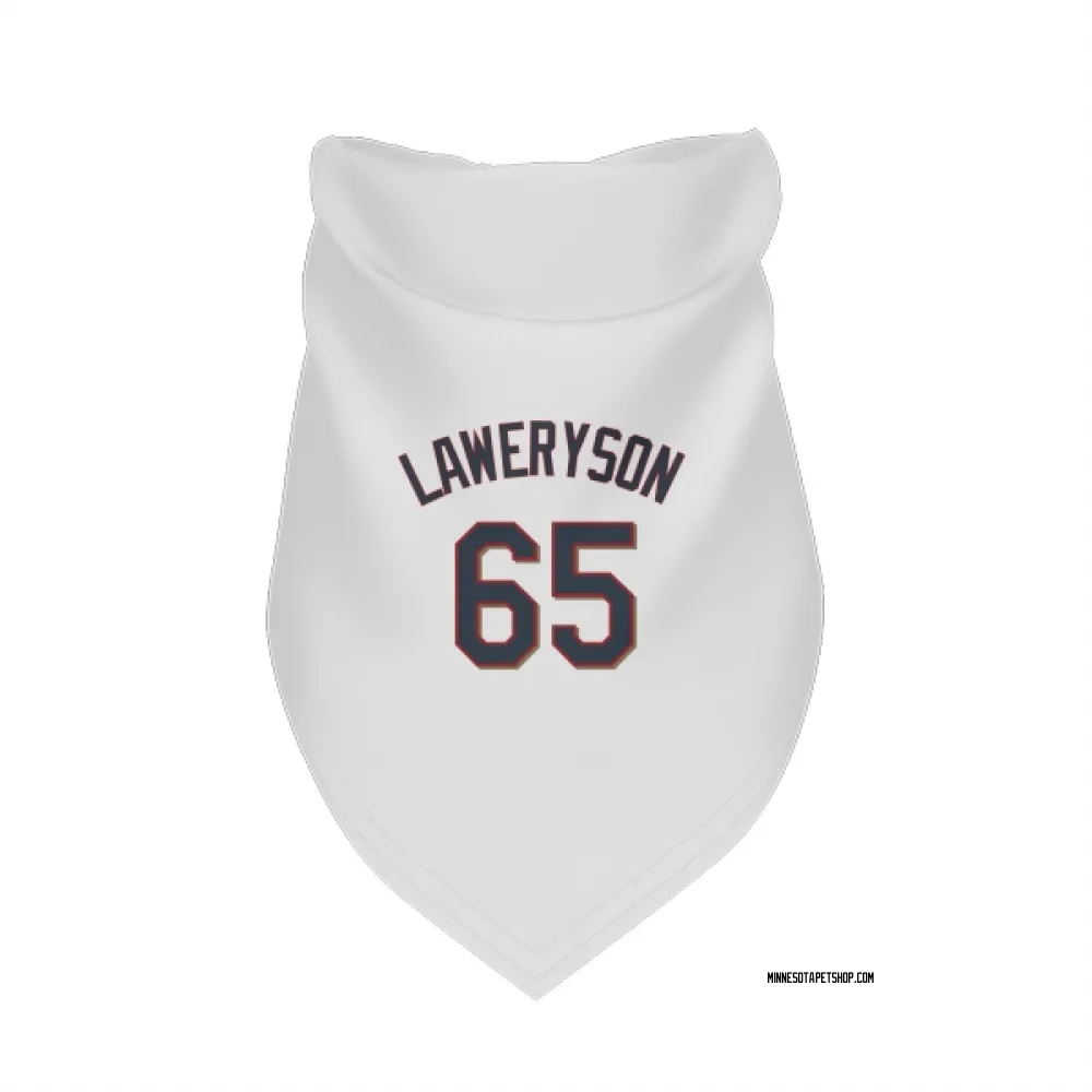 Minnesota Twins Cody Laweryson White Pet Bandana for Dog & Cat