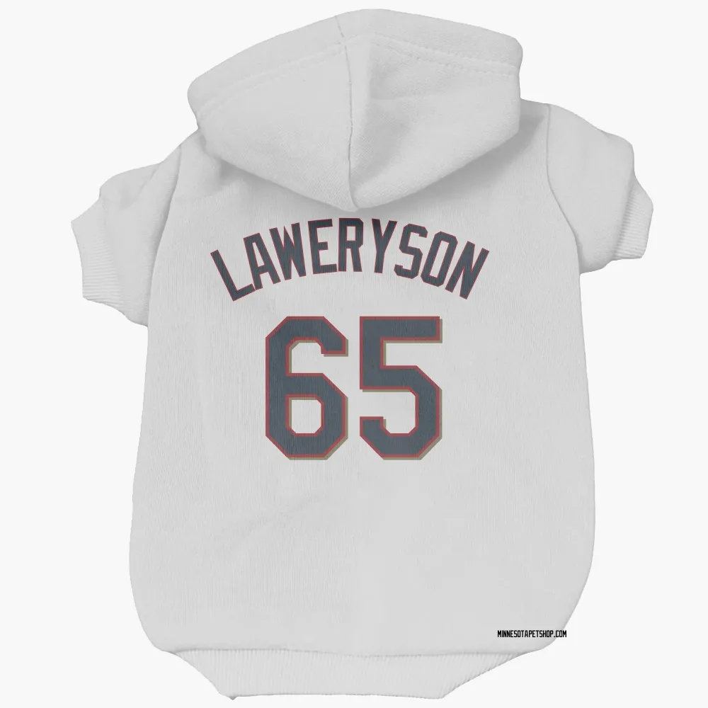 Minnesota Twins Cody Laweryson White Pet Hoodie for Dog & Cat