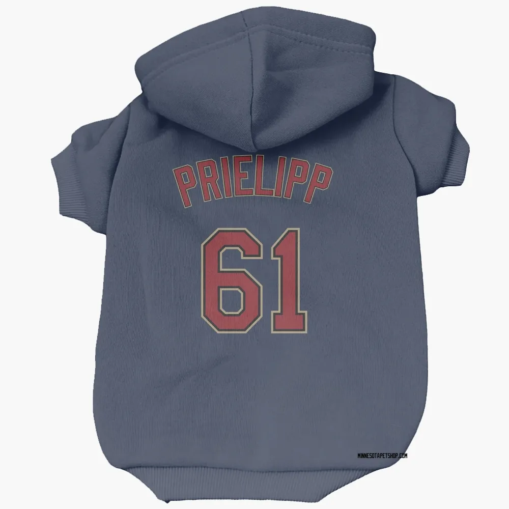 Minnesota Twins Connor Prielipp Navy Pet Hoodie for Dog & Cat