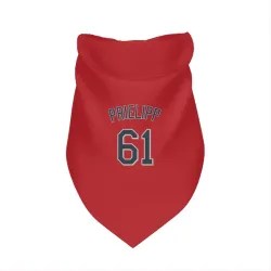 Minnesota Twins Connor Prielipp Red Pet Bandana for Dog & Cat
