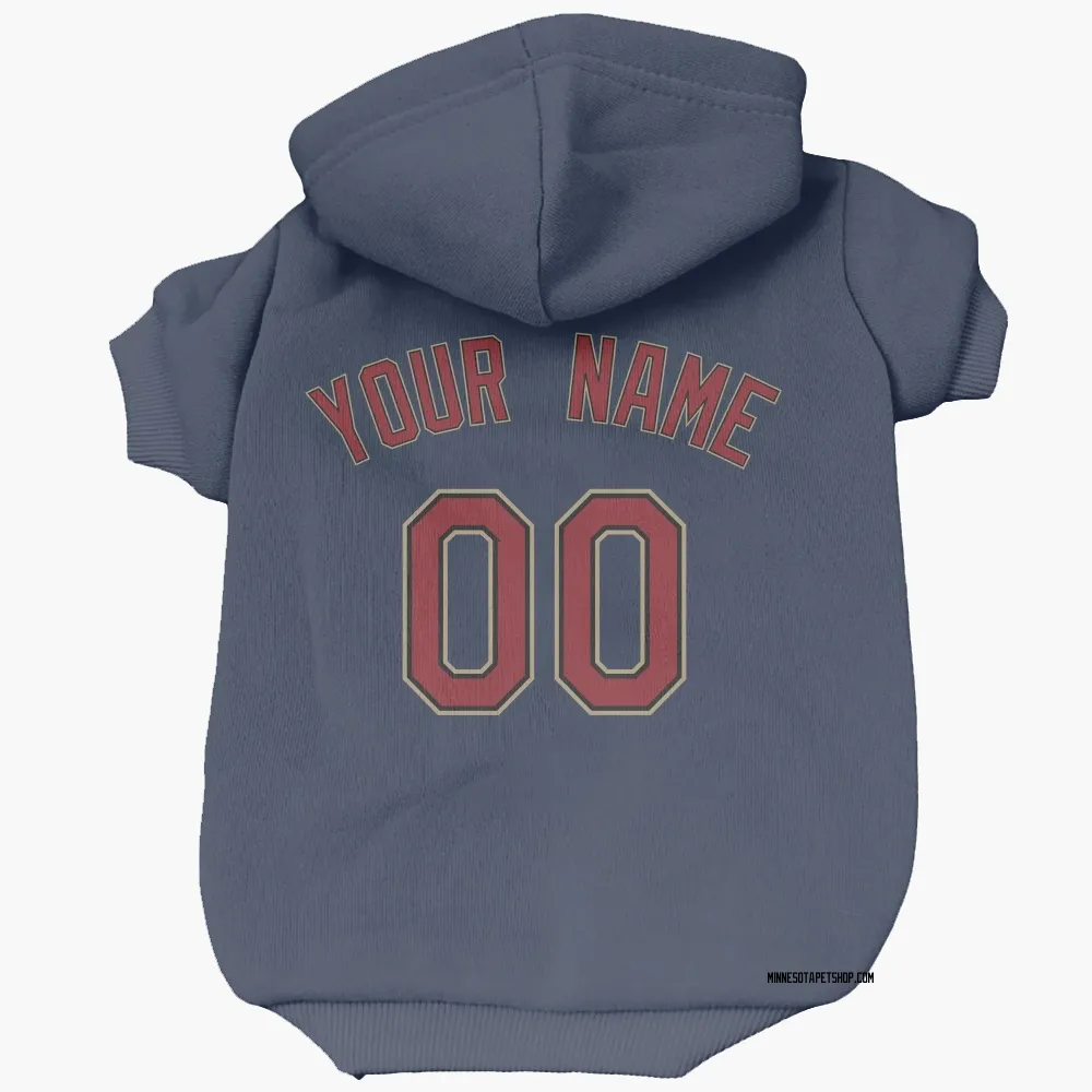 Minnesota Twins Custom Navy Pet Hoodie for Dog & Cat