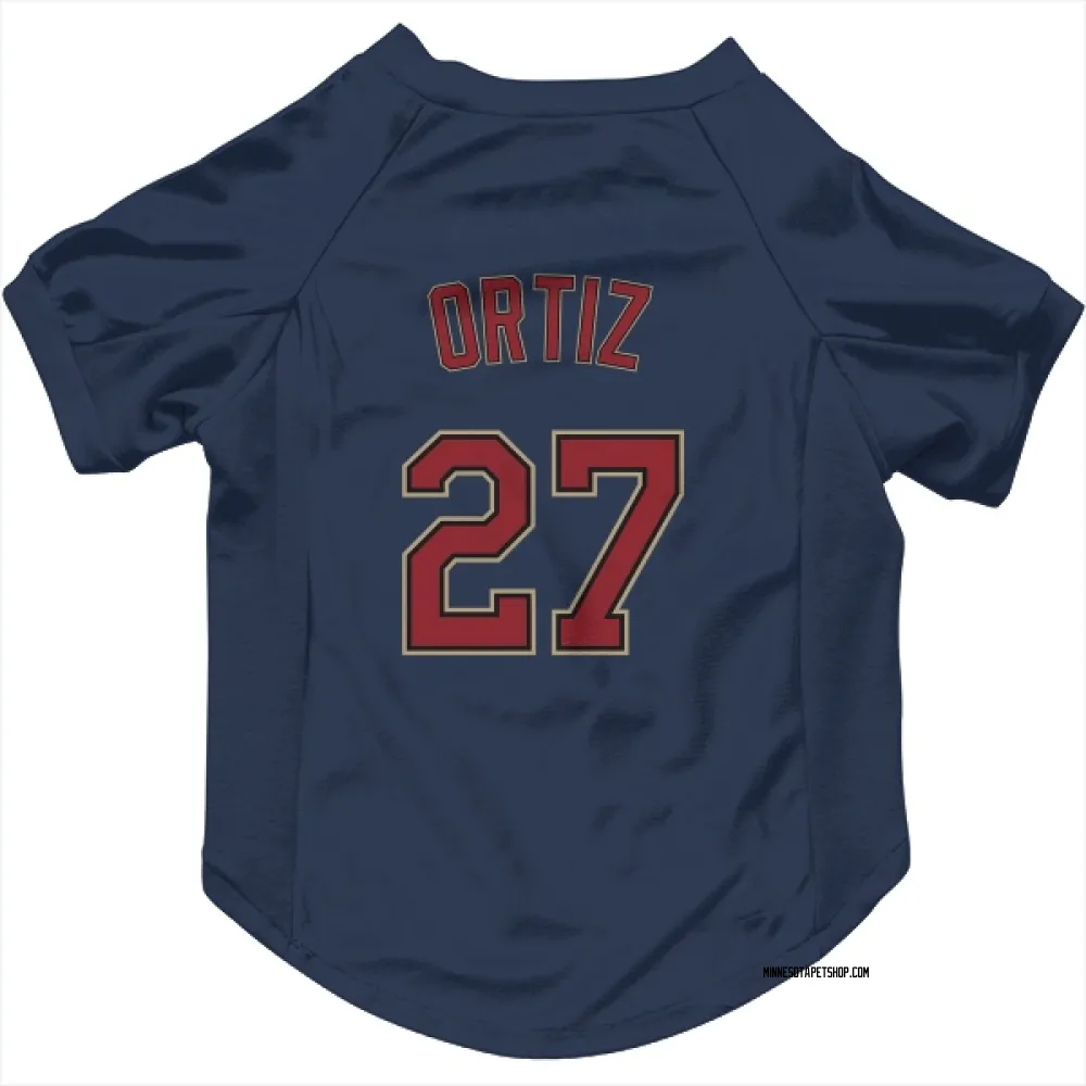Minnesota Twins David Ortiz Navy Pet Jersey for Dog & Cat