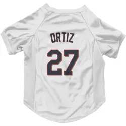 Minnesota Twins David Ortiz White Pet Jersey for Dog & Cat