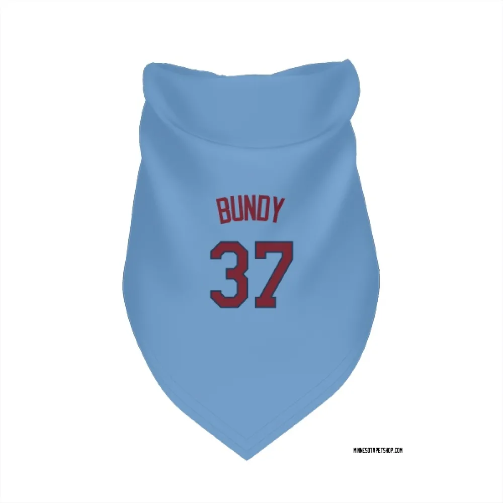 Minnesota Twins Dylan Bundy Light Blue Pet Bandana for Dog & Cat