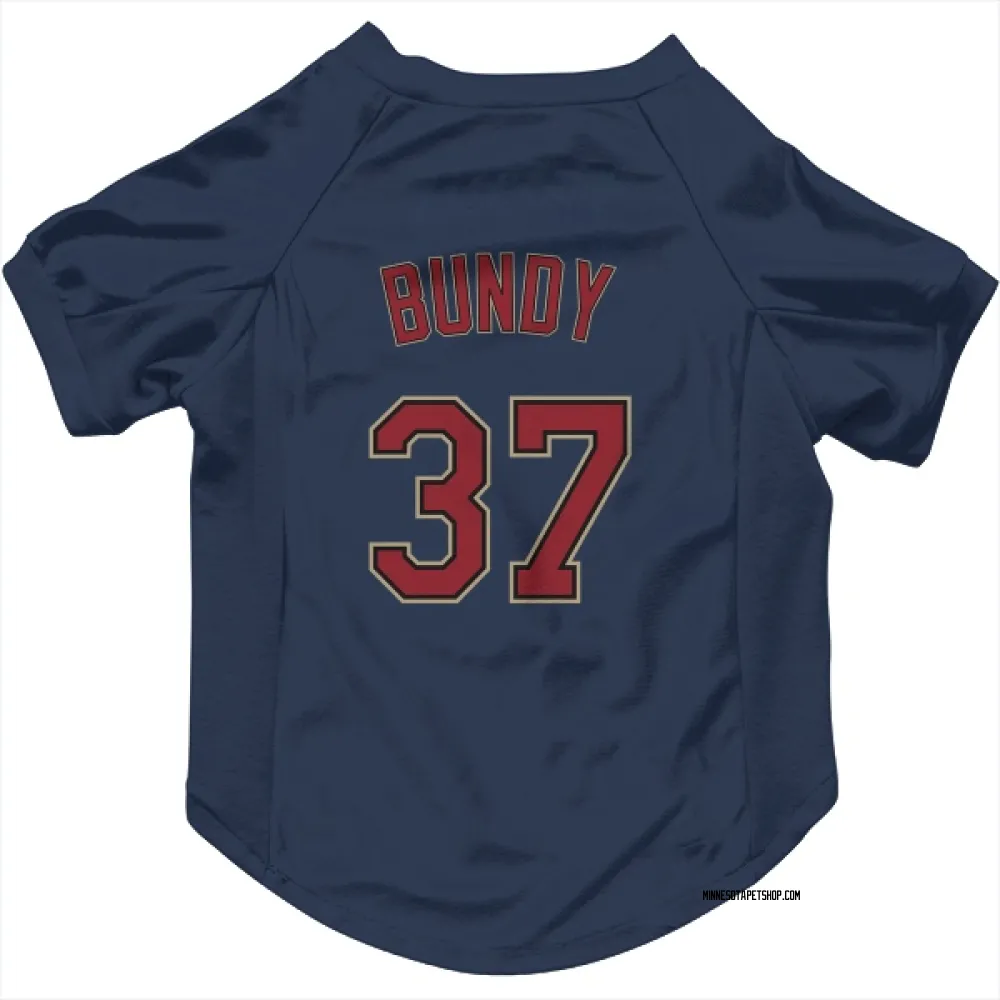 Minnesota Twins Dylan Bundy Navy Pet Jersey for Dog & Cat
