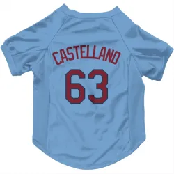 Minnesota Twins Eiberson Castellano Light Blue Pet Jersey for Dog & Cat