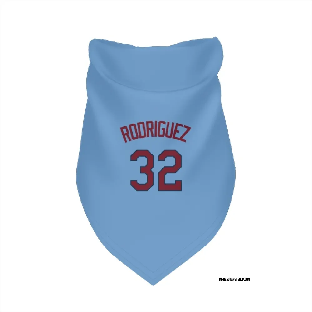 Minnesota Twins Emmanuel Rodriguez Light Blue Pet Bandana for Dog & Cat