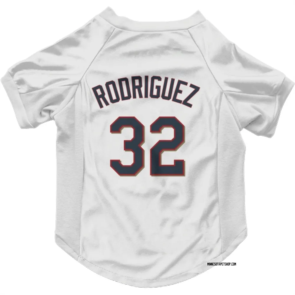 Minnesota Twins Emmanuel Rodriguez White Pet Jersey for Dog & Cat
