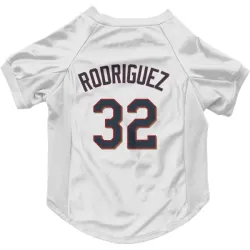 Minnesota Twins Emmanuel Rodriguez White Pet Jersey for Dog & Cat