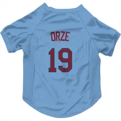 Minnesota Twins Eric Orze Light Blue Pet Jersey for Dog & Cat