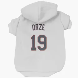 Minnesota Twins Eric Orze White Pet Hoodie for Dog & Cat
