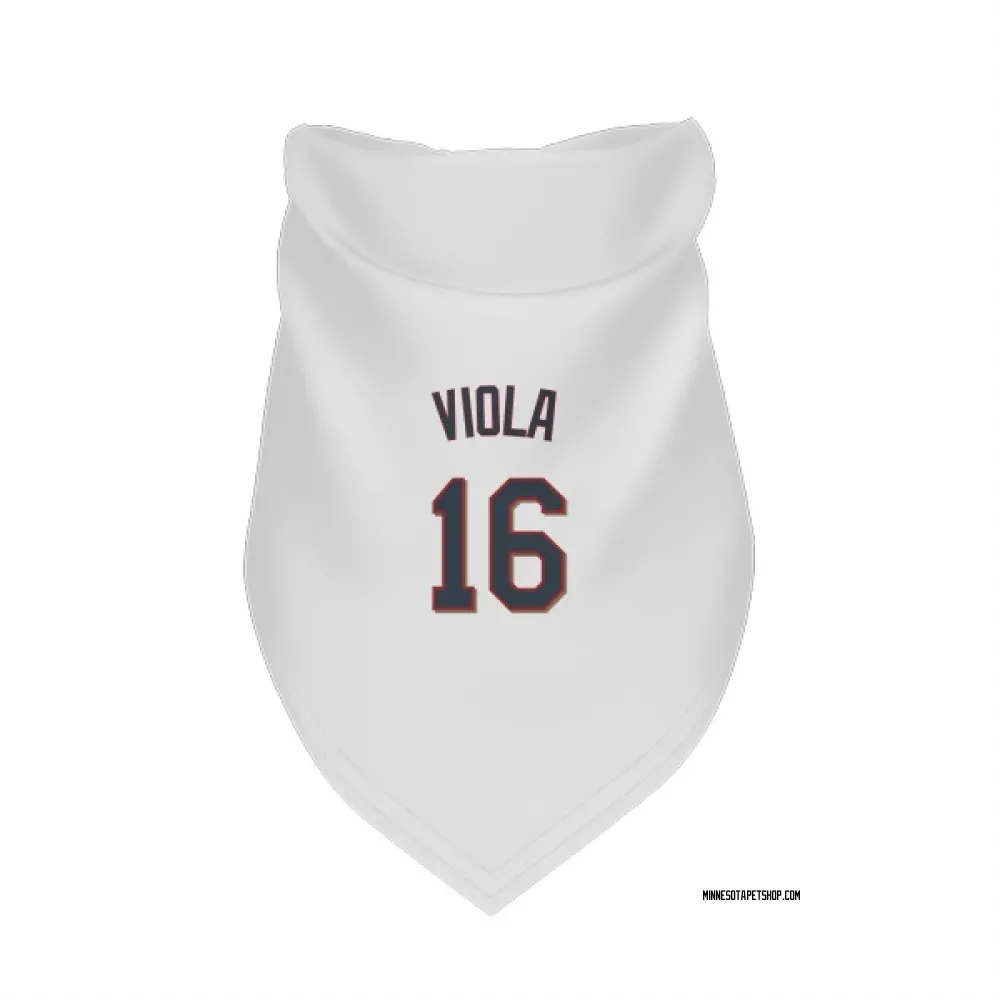 Minnesota Twins Frank Viola White Pet Bandana for Dog & Cat