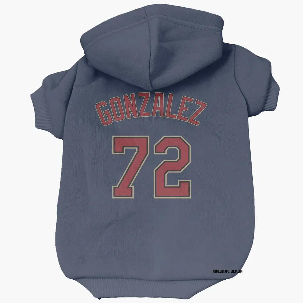 Minnesota Twins Gabriel Gonzalez Navy Pet Hoodie for Dog & Cat