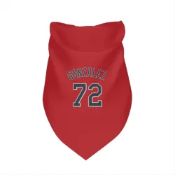 Minnesota Twins Gabriel Gonzalez Red Pet Bandana for Dog & Cat
