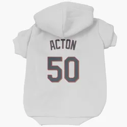 Minnesota Twins Garrett Acton White Pet Hoodie for Dog & Cat