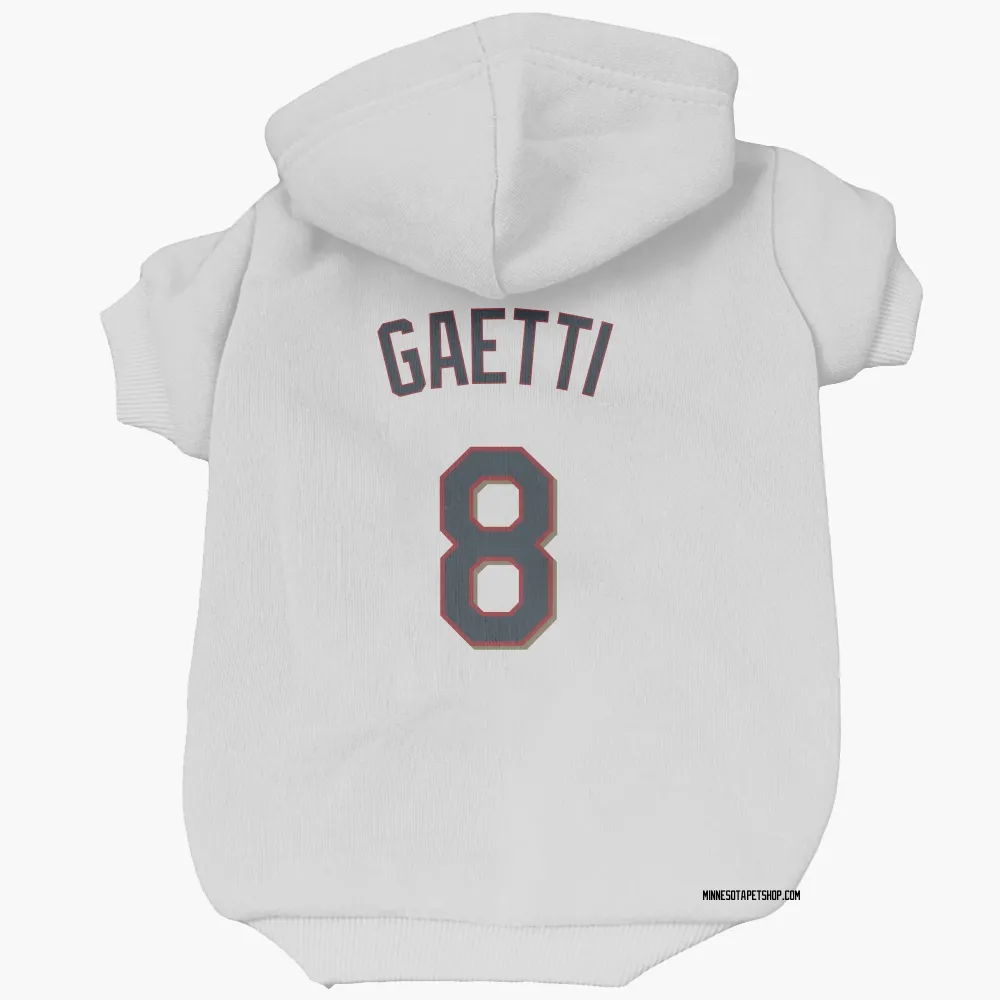 Minnesota Twins Gary Gaetti White Pet Hoodie for Dog & Cat