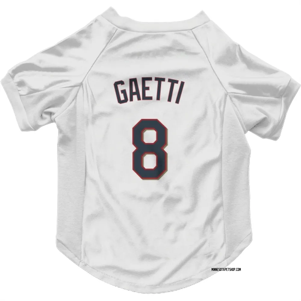 Minnesota Twins Gary Gaetti White Pet Jersey for Dog & Cat