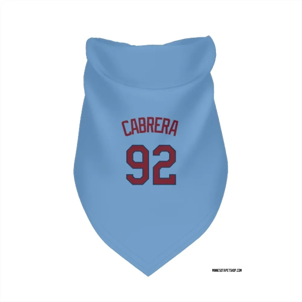 Minnesota Twins Genesis Cabrera Light Blue Pet Bandana for Dog & Cat