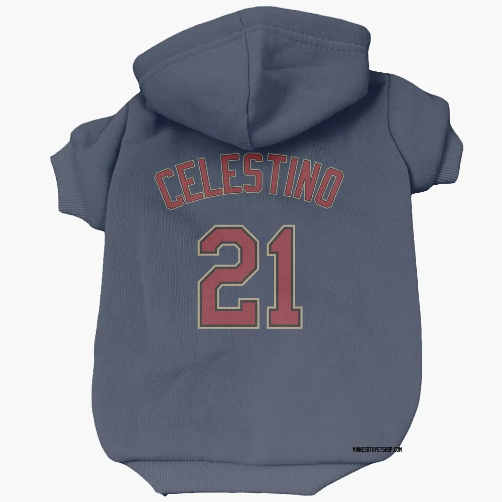 Minnesota Twins Gilberto Celestino Navy Pet Hoodie for Dog & Cat
