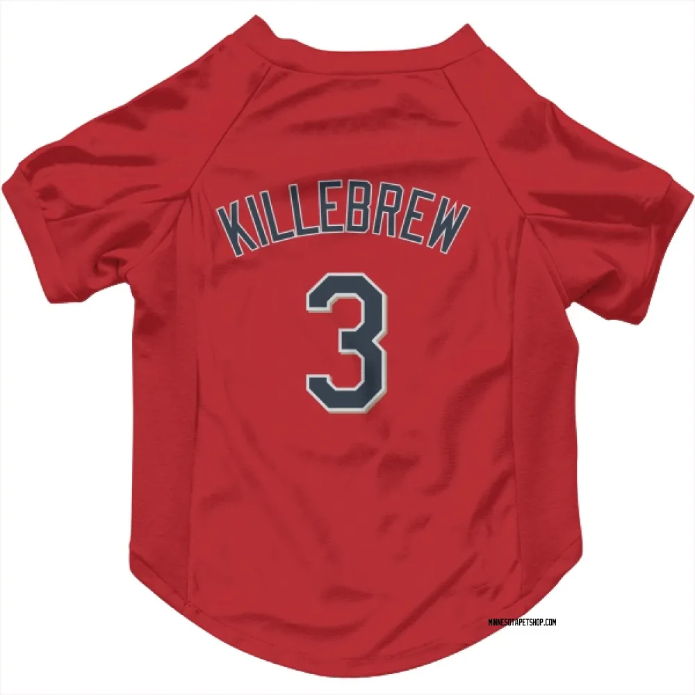 Minnesota Twins Harmon Killebrew Red Pet Jersey for Dog & Cat