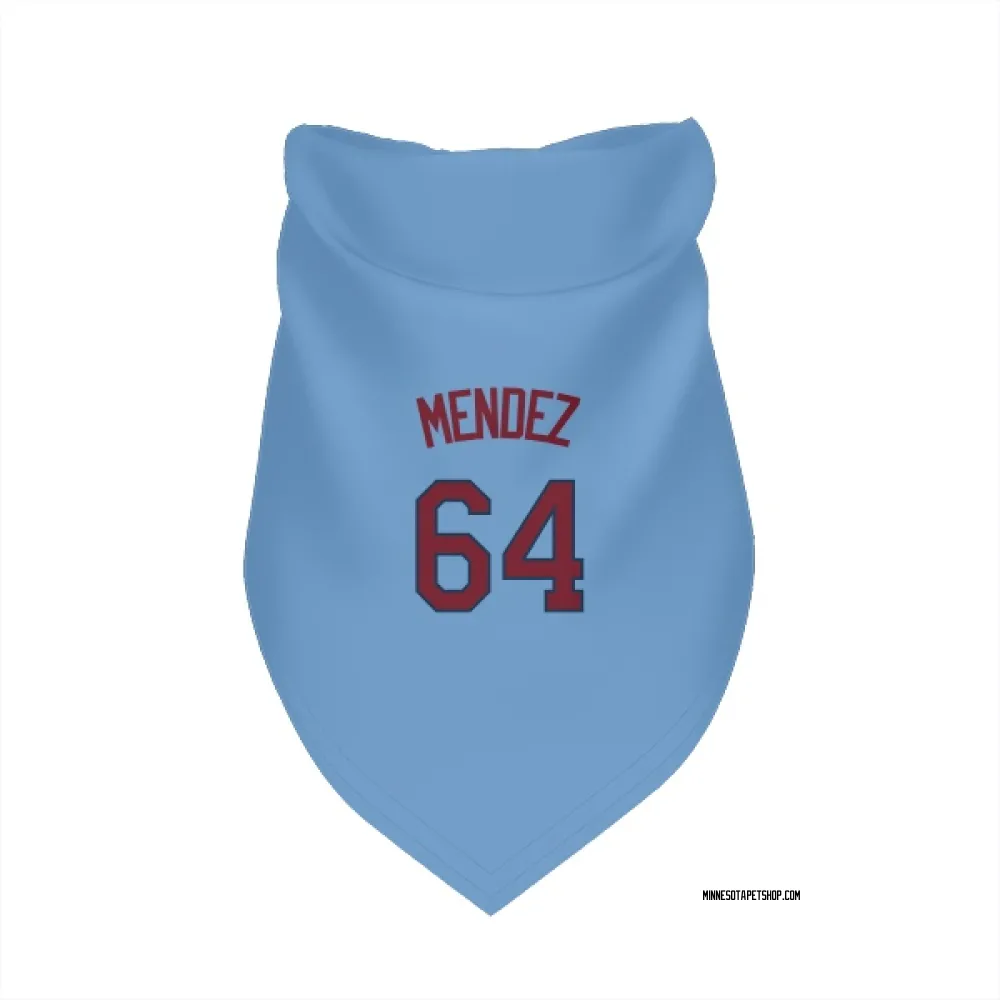 Minnesota Twins Hendry Mendez Light Blue Pet Bandana for Dog & Cat