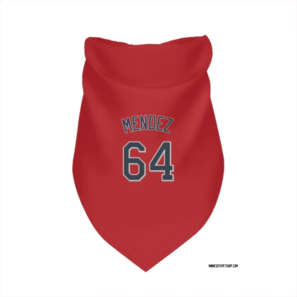 Minnesota Twins Hendry Mendez Red Pet Bandana for Dog & Cat