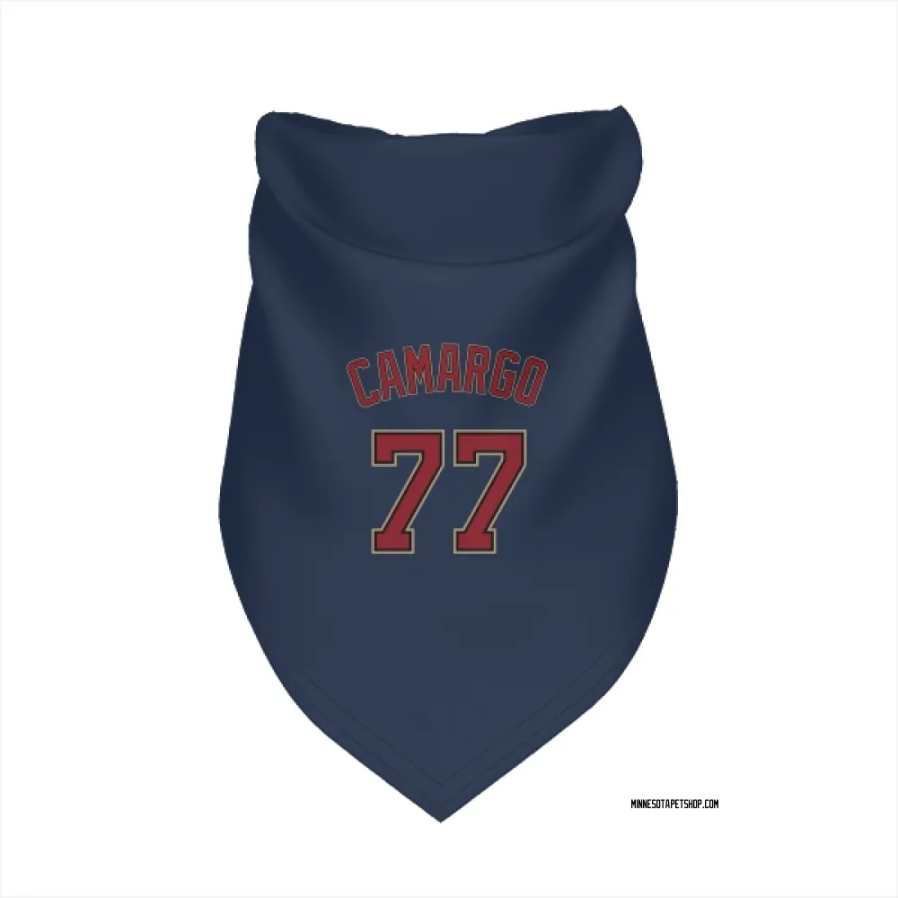 Minnesota Twins Jair Camargo Navy Pet Bandana for Dog & Cat