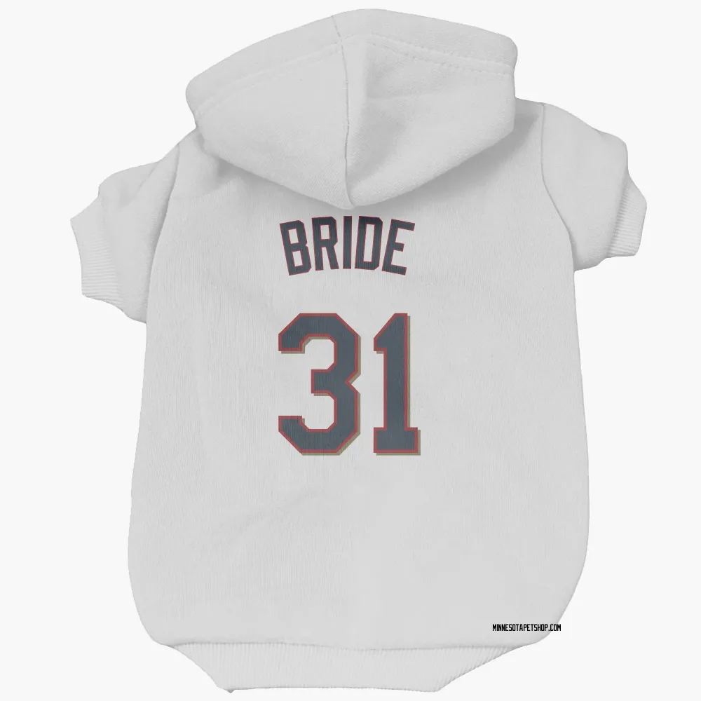 Minnesota Twins Jonah Bride White Pet Hoodie for Dog & Cat