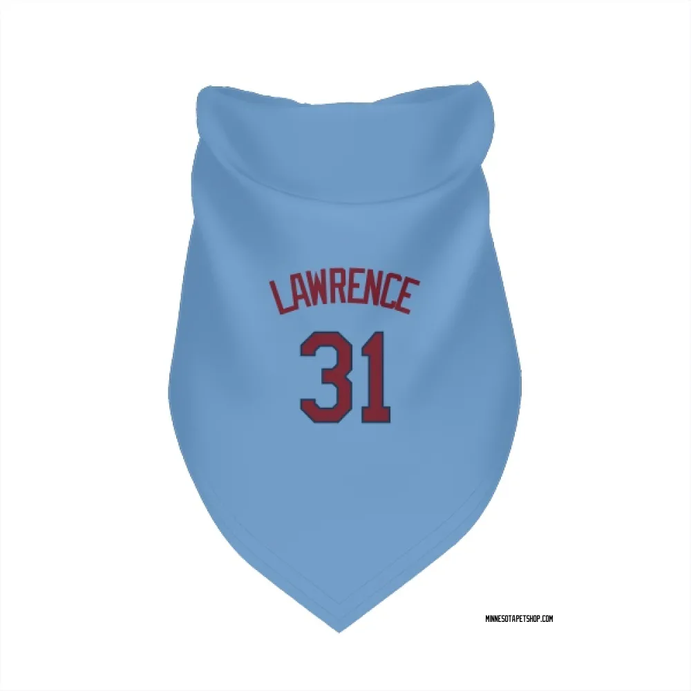 Minnesota Twins Justin Lawrence Light Blue Pet Bandana for Dog & Cat