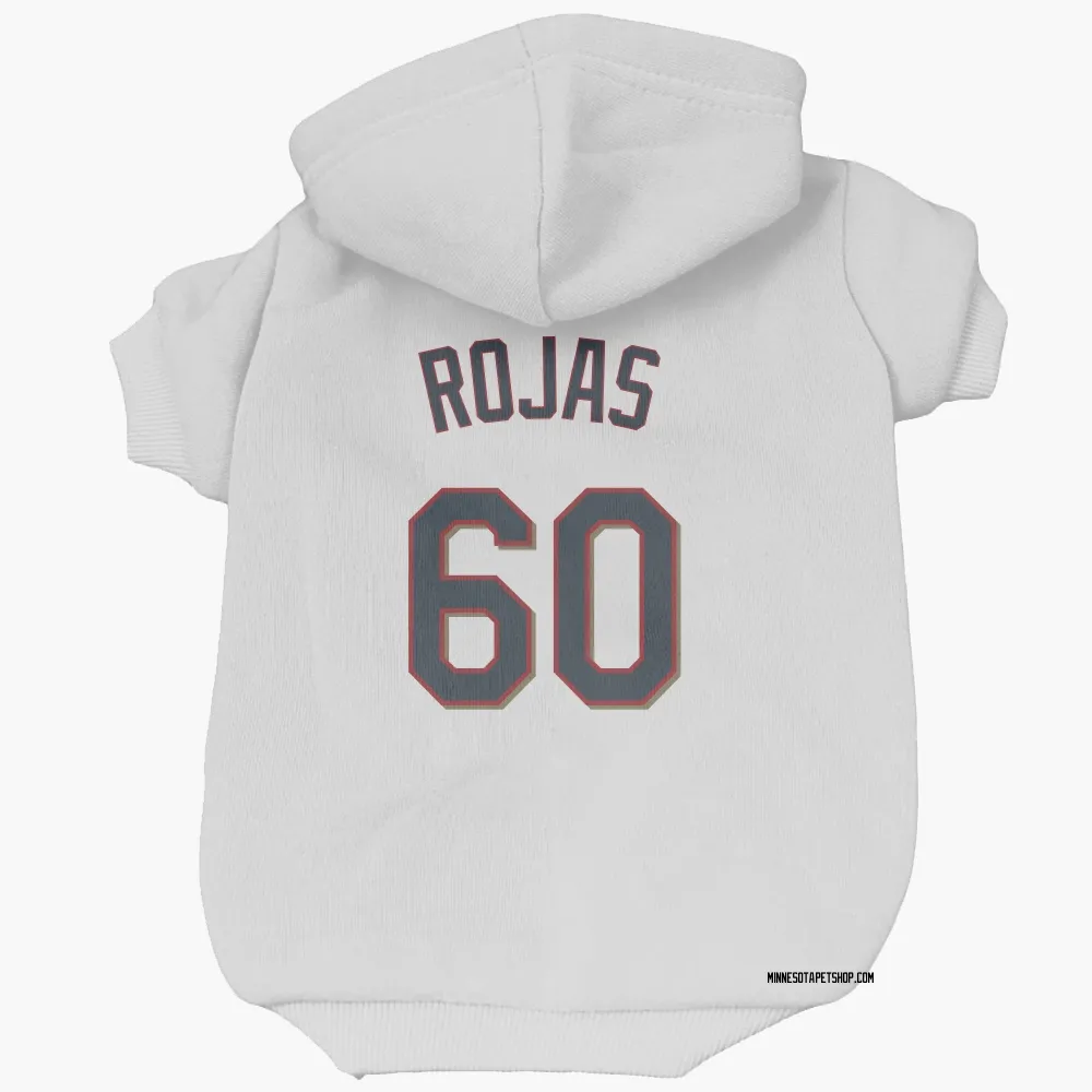 Minnesota Twins Kendry Rojas White Pet Hoodie for Dog & Cat