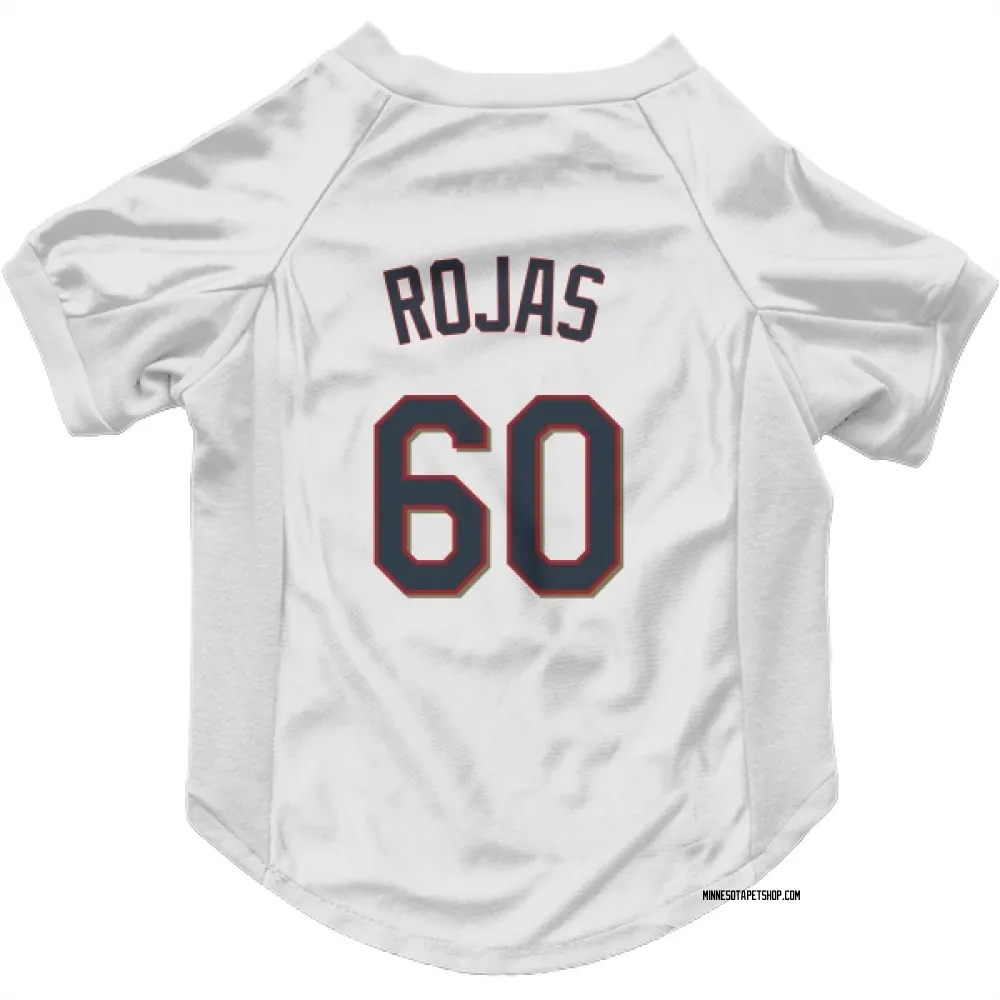 Minnesota Twins Kendry Rojas White Pet Jersey for Dog & Cat